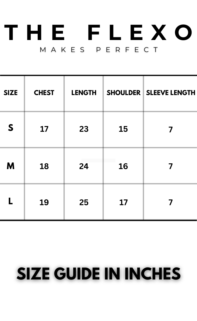 TheFlexo Rib Knit Tee - Charcoal - Half Sleeves